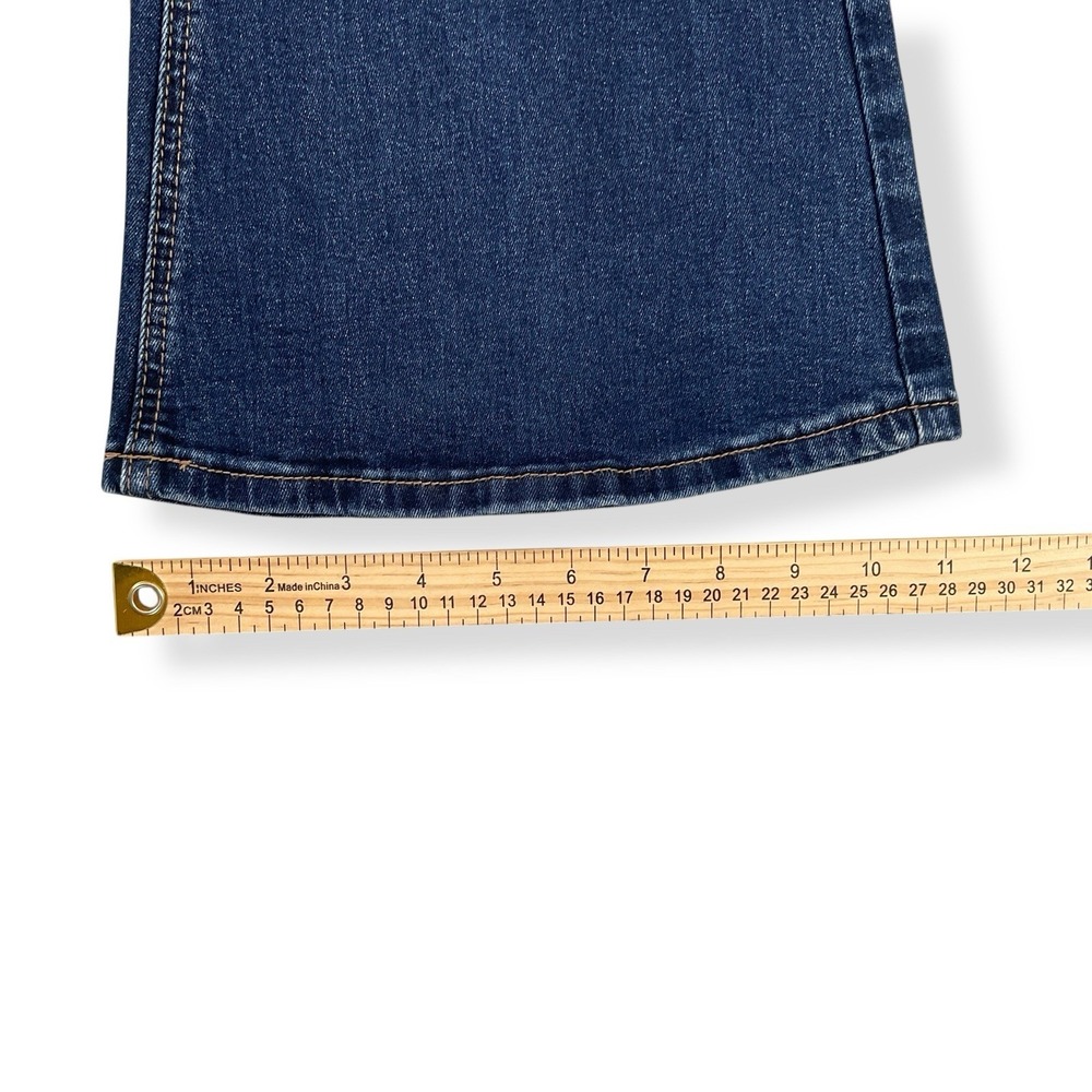 Rock & Roll Flare Jeans Womens 28x34 (ACTUAL 28x32) Blue Bargain Bell Pull On - Picture 15 of 16